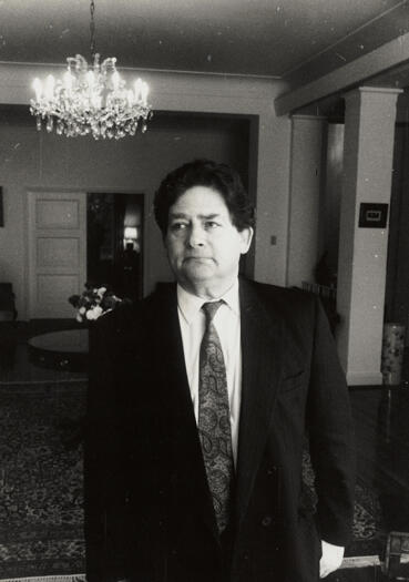 Former British Chancellor of the Exchequor, Nigel Lawson
