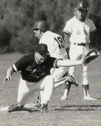 Baseballers Shaun Carroll and Dean Pollock