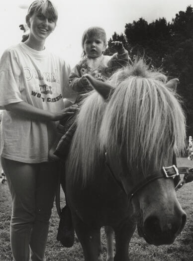 Horse 'Tangy' ridden by Natalie Spencer