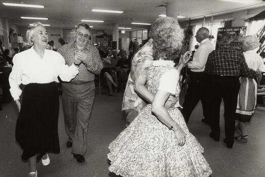 Belconnen senior citizens square dancing