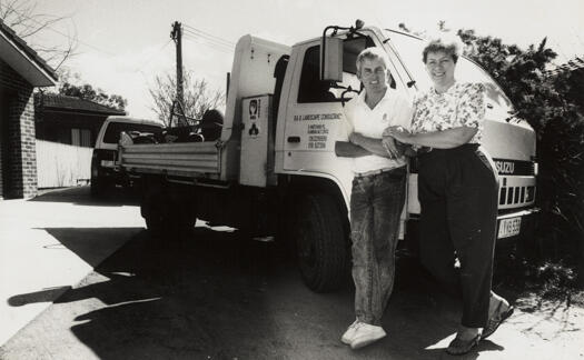 Bert & Barbara Powell, landscapers