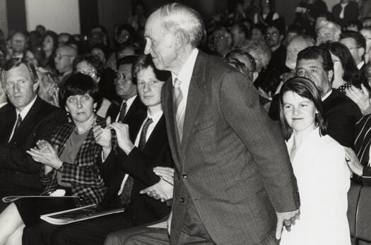 Ray Lawler, winner of the Literary Board's Emeritus award