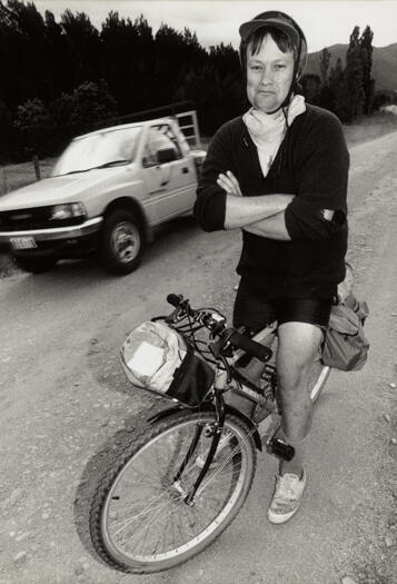 Cyclist Andrew Burns of Lyneham