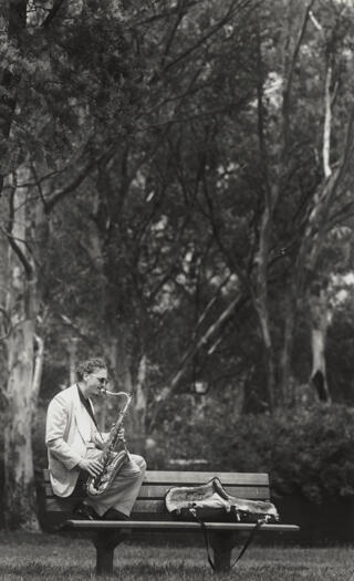 Nick Gross at the 6th ANU Valentine Jazz Festival