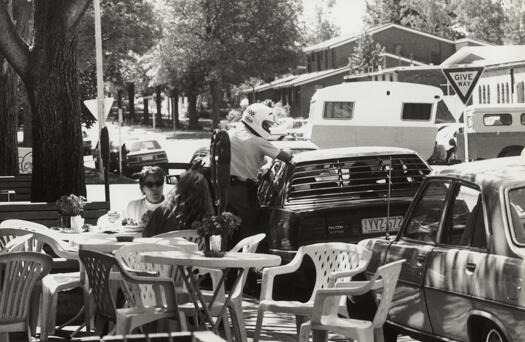 Police on the beat in Manuka