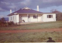 Bindango was originally known as Curley's Place and was the home of Tom Curley and his family. After his death in 1929 the property passed to his son Charles Curley, who, in about 1934, contracted Tom O'Connor to build the house shown in the photographs.  The property was bought by Sim Bennett of Kambah in the 1940s and he gave it to his manager Horace 'Snowy' Nellthorpe-Quibell as a retirement present.  The property was known as Carinya when Fred and Ann Gruen acquired it in about 1960 and they renamed it as Bindango.  They sold it to the Field family of Lanyon in 1963.the site of the Bindango Homestead is now occupied by the Trinity Christian School in McBryde Cres Wanniassa. ACT 