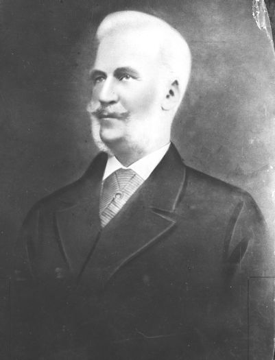 Photograph of a portrait of George Campbell of Duntroon