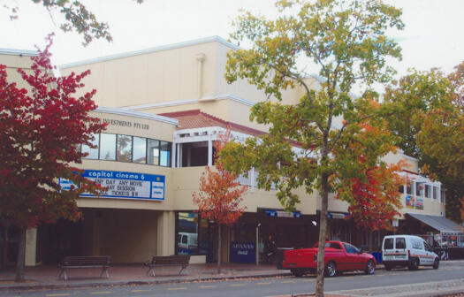 Capitol Cinema building in Manuka. 