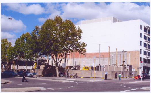 Demolition of Civic Cinema, corner of Bunda & Mort Sreets