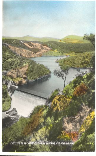 The Cotter Dam and Cotter River