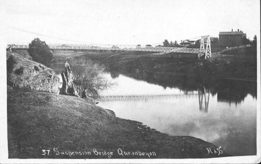 Suspension Bridge over the river in Queanbeyan