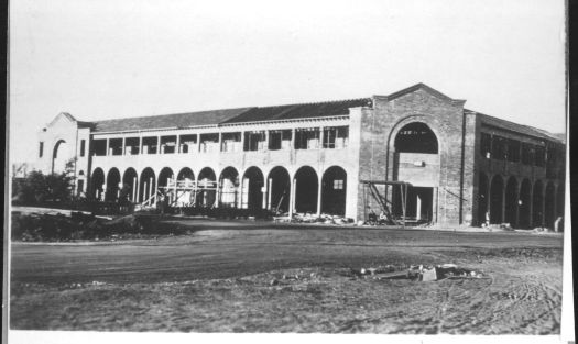 Civic Building and shops