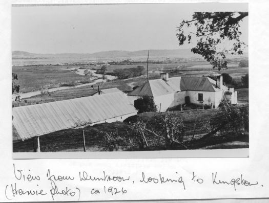 View from Duntroon looking to Kingston