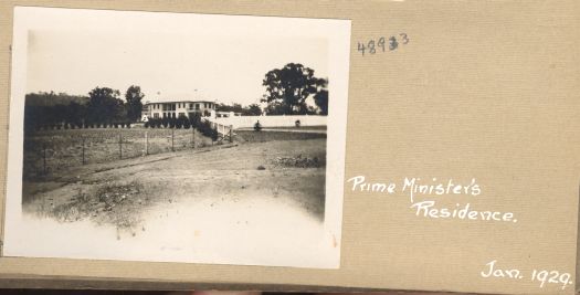 A distant view of the Prime Ministers residence