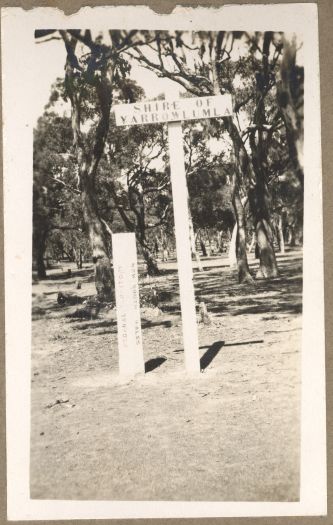 Two sign posts showing the boundary between NSW and the Federal Capital Territory