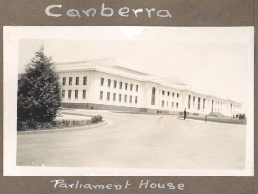 Looking towards Parliament House