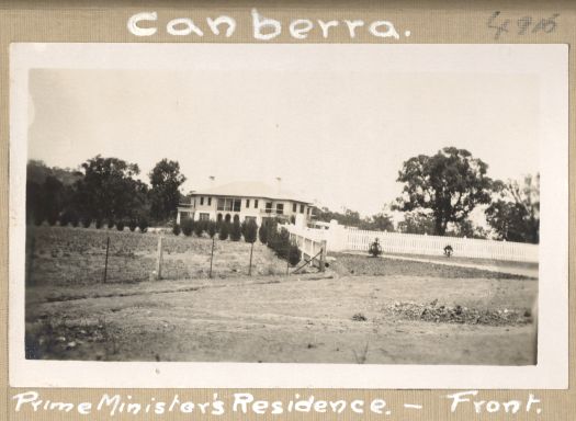 Front view of Prime Minister's Residence