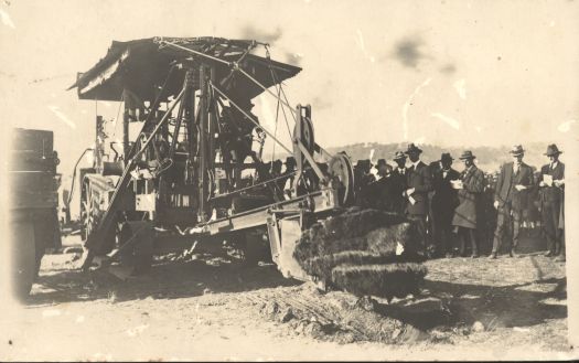 Turning the first sod for Parliament House