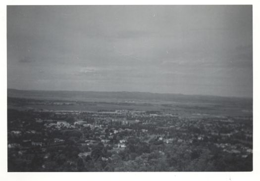 A view of Canberra from Red Hill