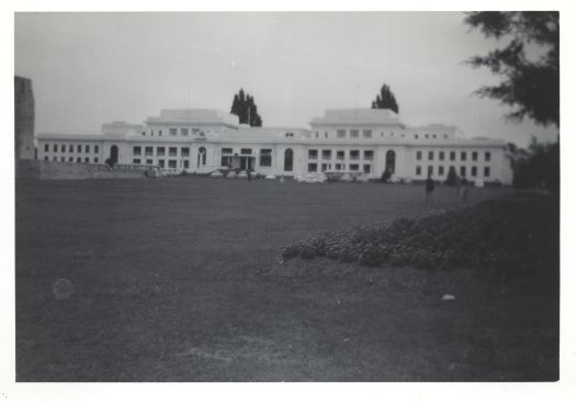 A front view of Parliament House