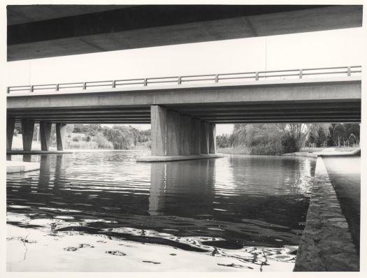 View from below Parkes Way Bridge