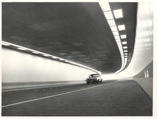 Car west bound in Acton Tunnel.