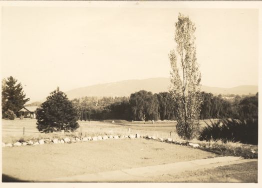 Looking across the Golf Links, Canberra
