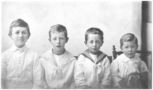 Four Garran sons; John, Andrew, Richard and Peter.