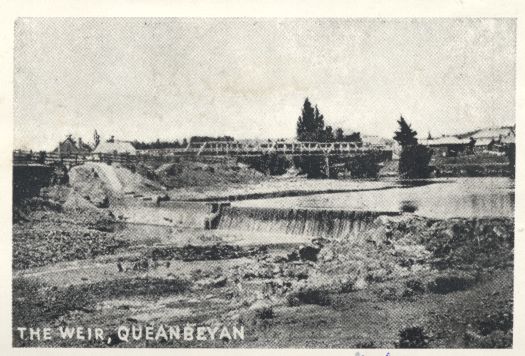 Building the Queanbeyan Weir