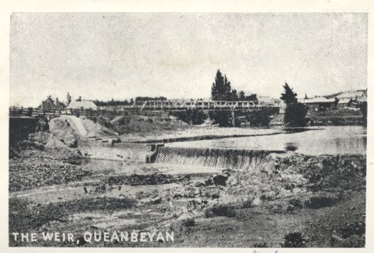 Queanbeyan weir