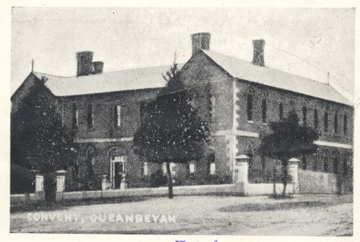 St Benedict's Convent, Isabella Street, Queanbeyan; a two story brick building