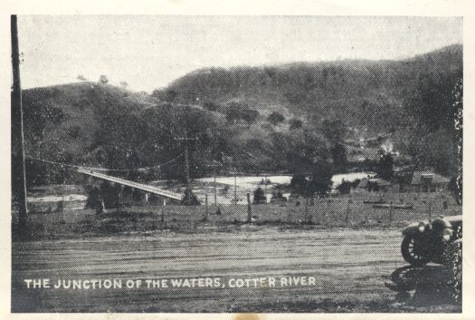 The Cotter and Murrumbidgee Rivers meet