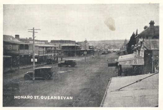 An early view of Monaro Street, Queanbeyan