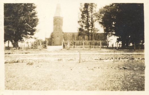 A front view of church at Carwoola