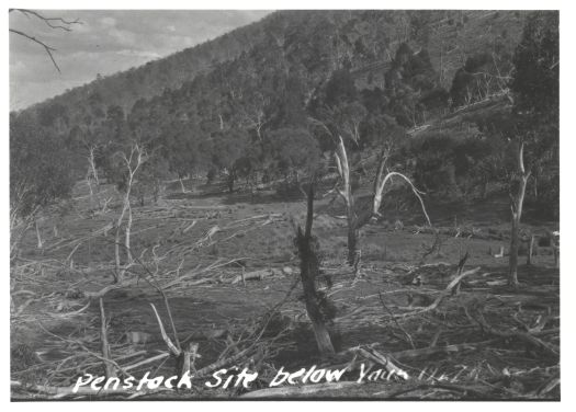 Penstock site