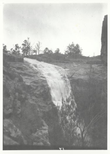A close view of Ginninderra Falls