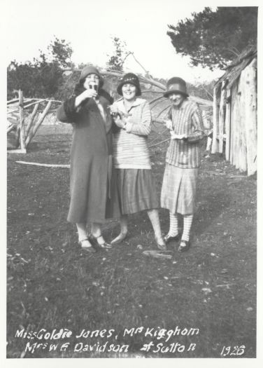 Miss Goldie Jones, Mrs Kinhorn and Mrs W. Davidson at Sutton