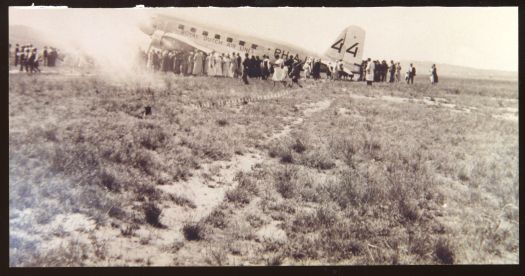 Dutch Airlines plane at Canberra