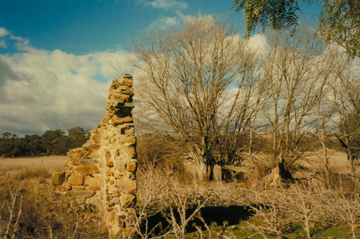 View from west side of ruins of Inglewood