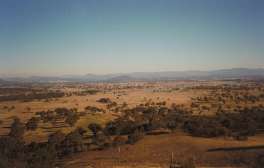 View of Gungahlin from Oak Hill