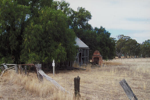 Ruins of the house where John Flynn was born, Moliagul, Victoria