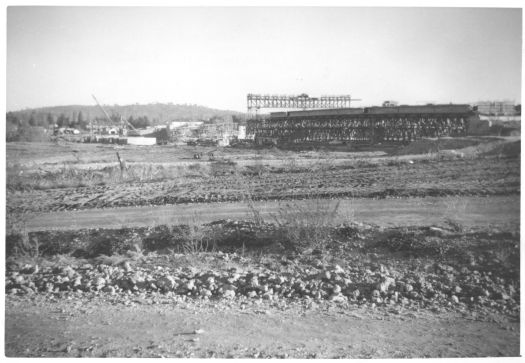 Kings Avenue bridge under construction. Taken from the northern end.