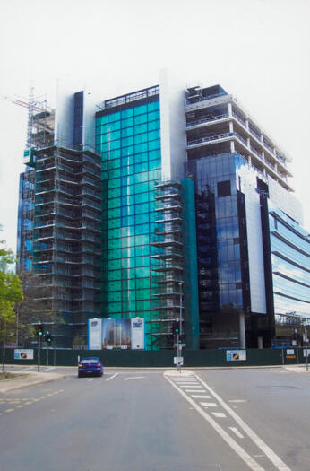 Office building under construction at 121 Marcus Clarke Street