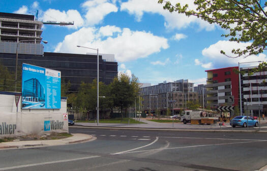 Latin America Plaza, Childers Street, Civic from Rudd Street