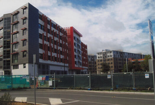 Unilodge student accommodation from Kingsley Street