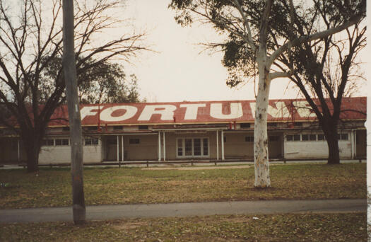 View from Childers Street to the Fortune Theatre 