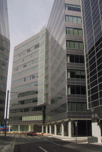 Buildings on William Clemens Street, Civic