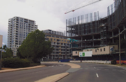 Office building construction, London Circuit, City