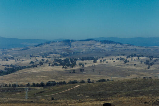 Mount Stromlo taken from Dairy Farmers Hill