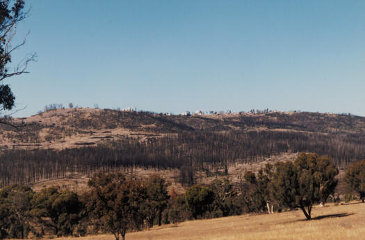 Western side of Mt Stromlo from Uriarra Road
